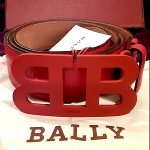 Bally Men's Mirror B Belt